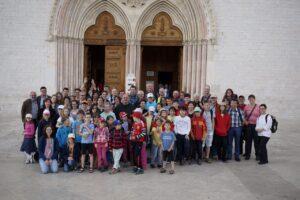 Familiengruppe in Assisi