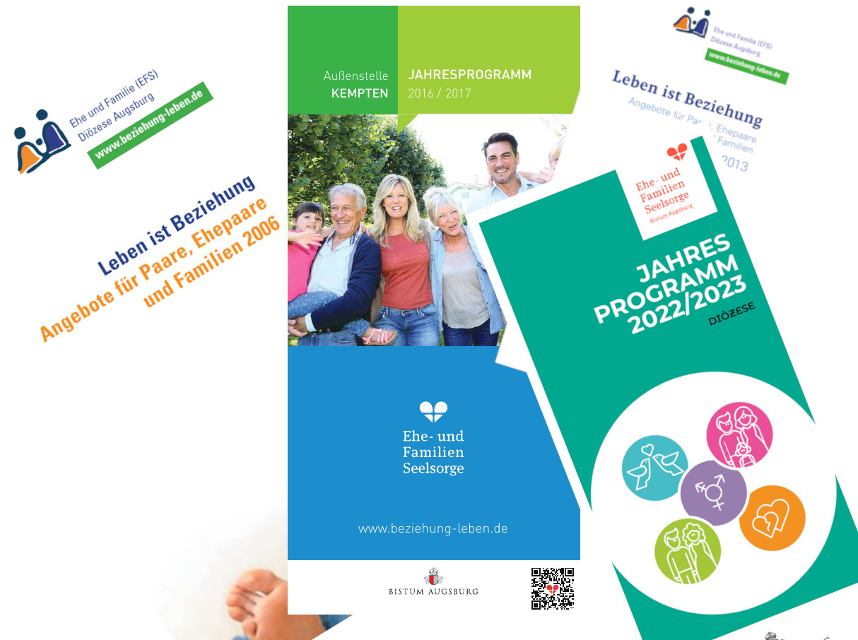 Jahresprogramme der Ehe- und Familienseelsorge im Laufe der Zeit Jahresprogramme der Ehe- und Familienseelsorge im Laufe der Zeit