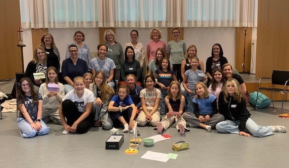 Gruppenbild der Mütter und Töchter auf dem Mutter-Tochter Tag vom 01.bis 02.08.2025 in Leitershofen